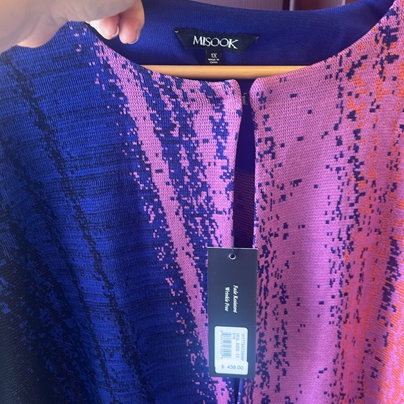 Misook Jacket Sweat Coat 1X NWT $438 - Picture 2 of 6